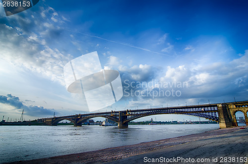 Image of early morning Cityscape of St. Louis skyline in Missouri state