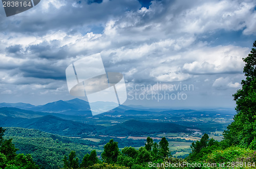 Image of scenics along blue ridge parkway in west virginia