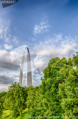 Image of gateway arch in st louis missouri 
