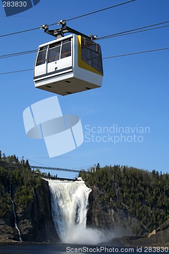 Image of Cable car going to the waterfall