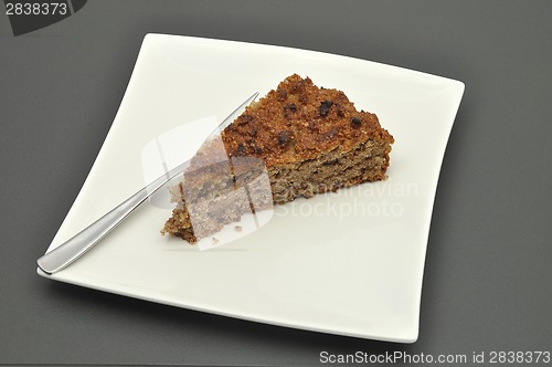 Image of Slice of wholemeal cake