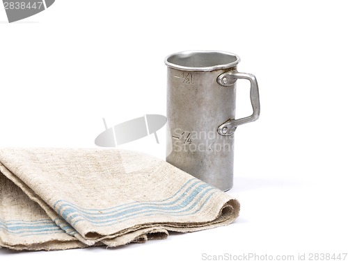 Image of Graduated jug and linen