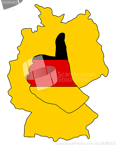 Image of German hand signal