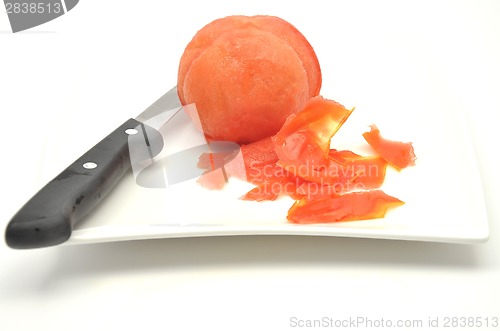 Image of Tomato peeling