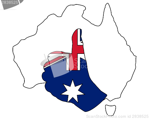 Image of Australien hand signal