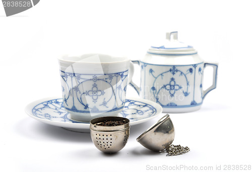 Image of Tea service and ball