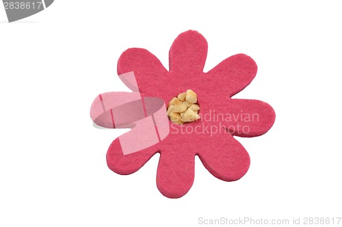 Image of Minced almonds and felt decoration