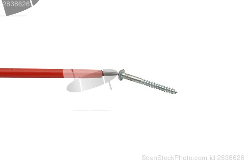 Image of Screwdriver and screw