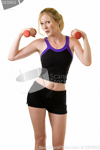 Image of Woman working out