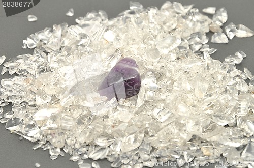 Image of Detailed and colorful image of amethyst mineral