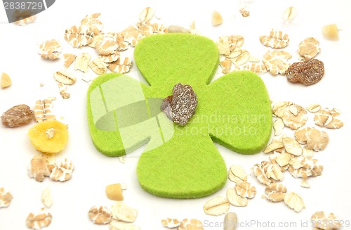 Image of Muesli and felt decoration