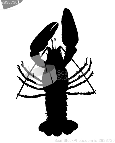 Image of Crawfish silhouette