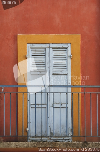 Image of Colorful house detail
