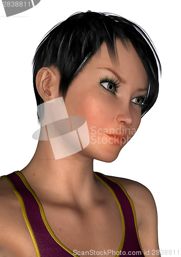 Image of Young Sportswoman