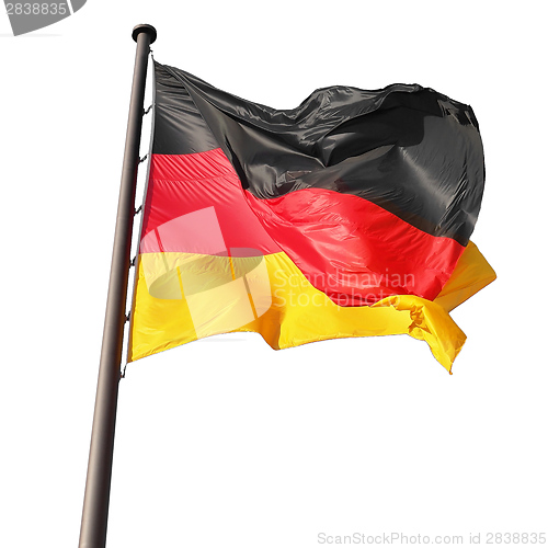 Image of German flag isolated