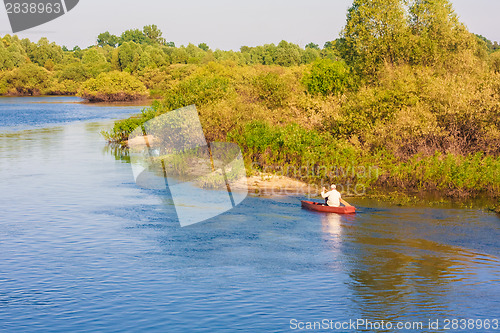 Image of Old Man Fishing