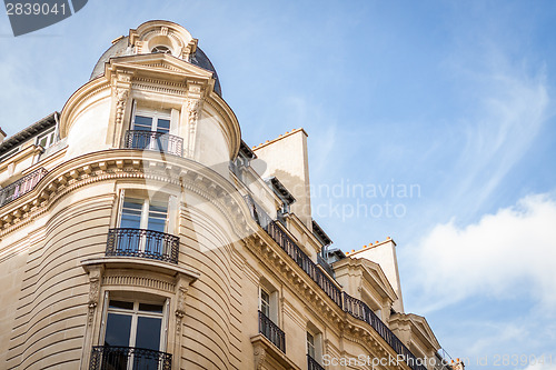 Image of Exterior of a historical townhouse in Paris