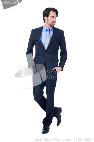 Image of Confident relaxed business executive