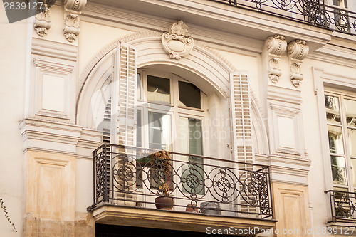 Image of Exterior of a historical townhouse in Paris