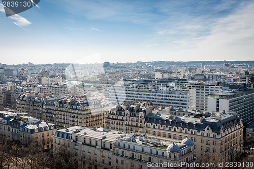 Image of View over the rooftops of Paris