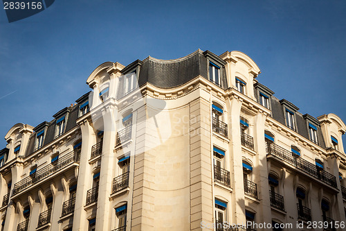 Image of Exterior of a historical townhouse in Paris