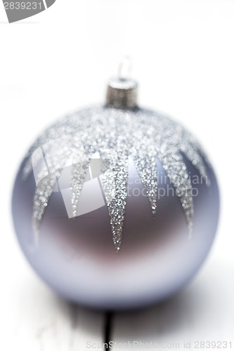 Image of Glittery Christmas ornament ball