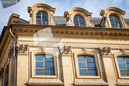 Image of Exterior of a historical townhouse in Paris