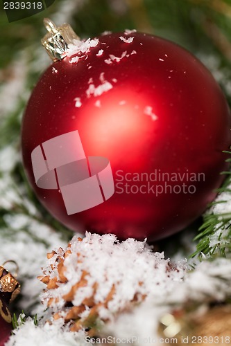 Image of Several assorted Christmas ornaments