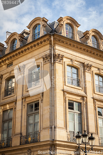 Image of Exterior of a historical townhouse in Paris