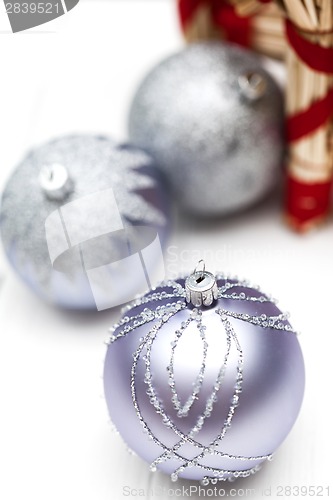 Image of Glittery Christmas ornament ball