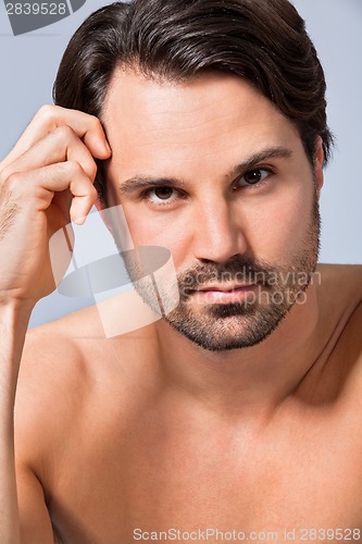 Image of Handsome sexy bearded man