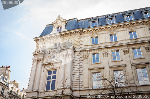 Image of Exterior of a historical townhouse in Paris