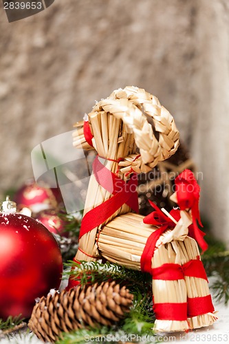 Image of Several assorted Christmas ornaments