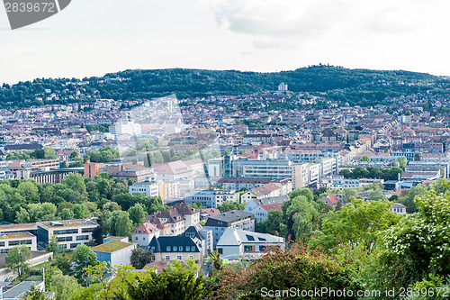 Image of Scenic rooftop view of Stuttgart, Germany