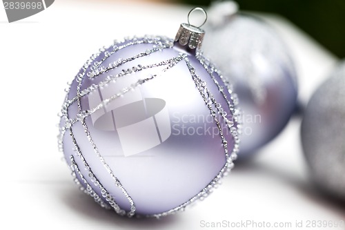 Image of Glittery Christmas ornament ball