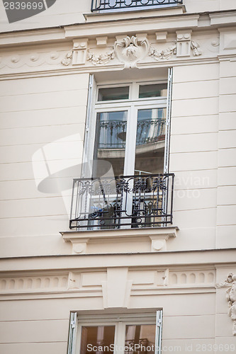 Image of Exterior of a historical townhouse in Paris