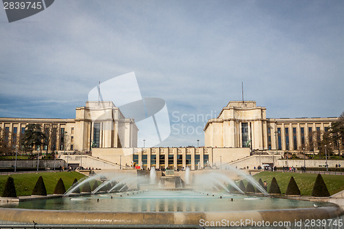 Image of Architecture and Fountain in Paris france