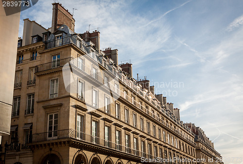 Image of Exterior of a historical townhouse in Paris