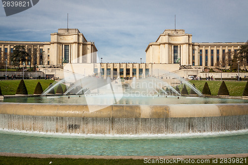 Image of Architecture and Fountain in Paris france