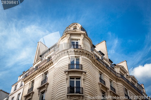 Image of Exterior of a historical townhouse in Paris