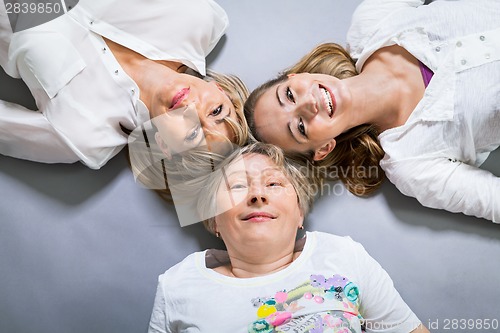 Image of Three generations with a striking resemblance