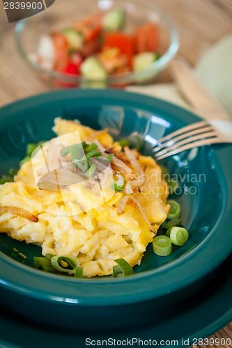 Image of Macaroni cheese or spatzle egg noodle