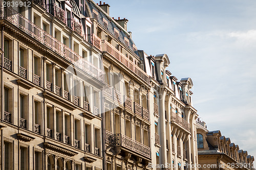 Image of Exterior of a historical townhouse in Paris