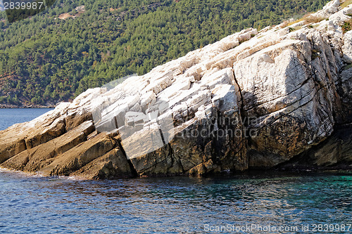 Image of Rock in the sea