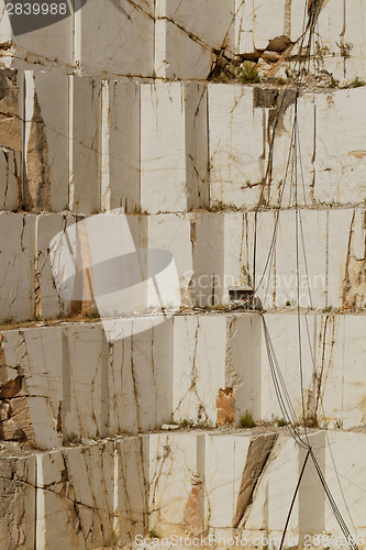 Image of White marble quarry