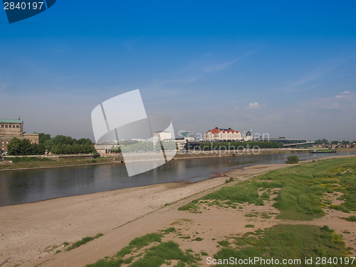 Image of Elbe river in Dresden