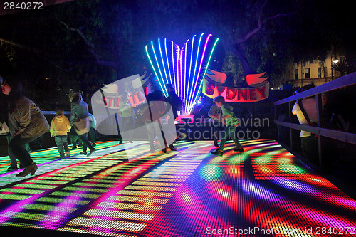 Image of Families enjoyStrictly Sydney interactive dance floor 