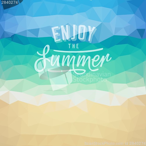 Image of Summer holiday tropical beach background