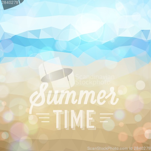 Image of Summer holiday tropical beach background