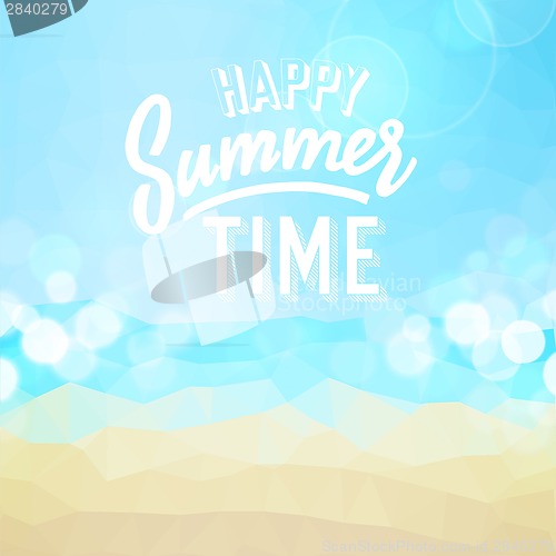 Image of Summer holiday tropical beach background